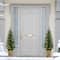2 Pack 3.5ft. Pre-Lit Battery Operated Artificial Christmas Tree in Box Planter, Warm White LED Lights
